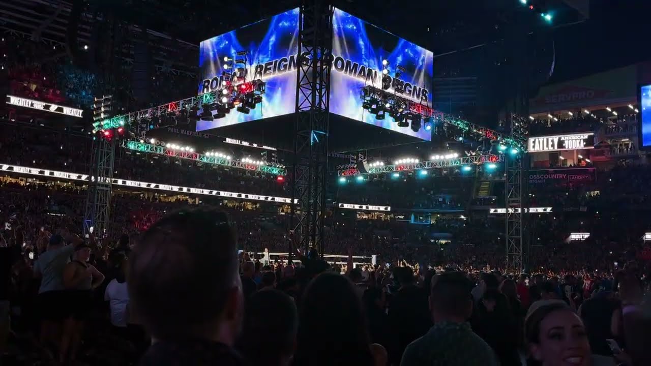 ROMAN REIGNS RETURNS + Cody Rhodes vs. Solo Sikoa Closing Minutes (WWE SummerSlam — 8/3/24)