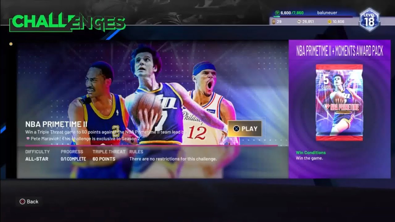 NBA 2K22 MyTeam NBA Primetime2 Skill Challenges PS4 Gameplay|Ordinary Hitman