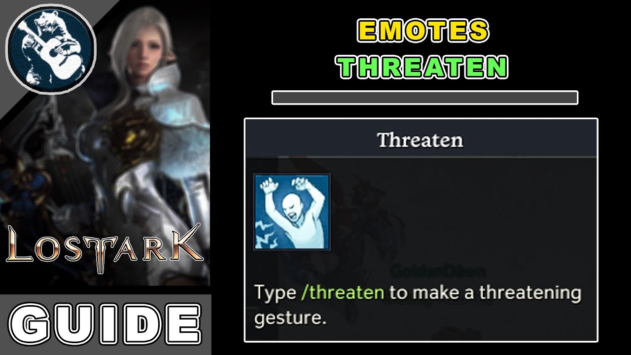 How to Get Threaten Emote in Lost Ark | Emotes Location Guide