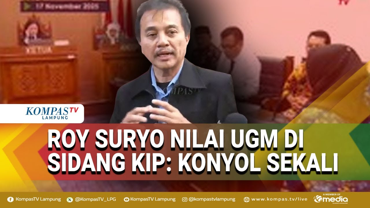 Soal Keterangan UGM di Sidang KIP Sengketa Ijazah Jokowi, Roy Suryo: Konyol Sekali
