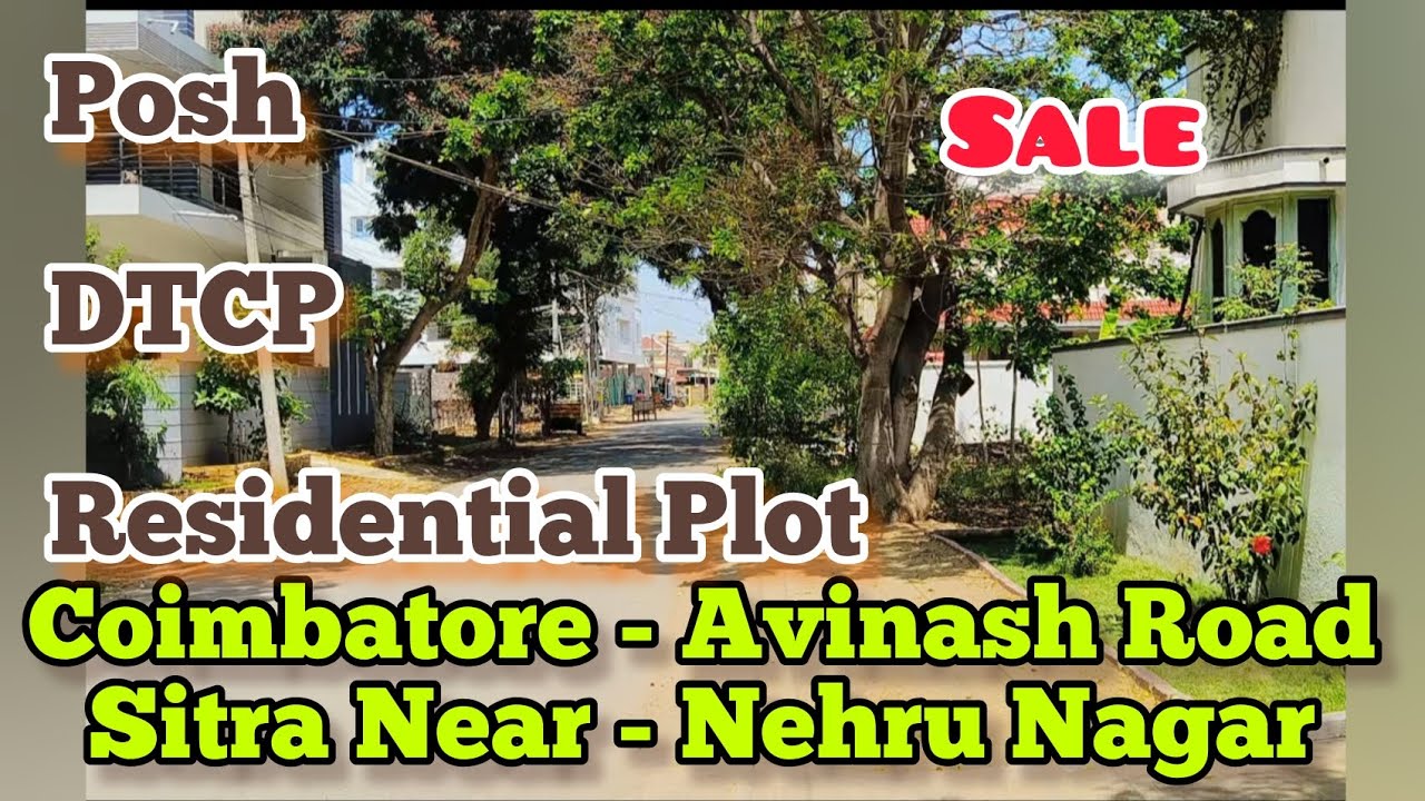 Posh Residential Plot Sale Coimbatore Avinashi Road KMCH Back Side