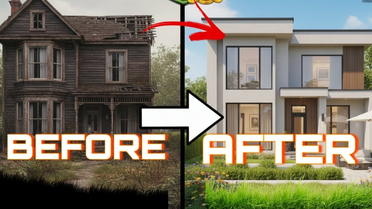 i renovate OLD HOUSE INTO NEW HOUSE #trending #viral #gaming #games #new #news #funny #music #song 