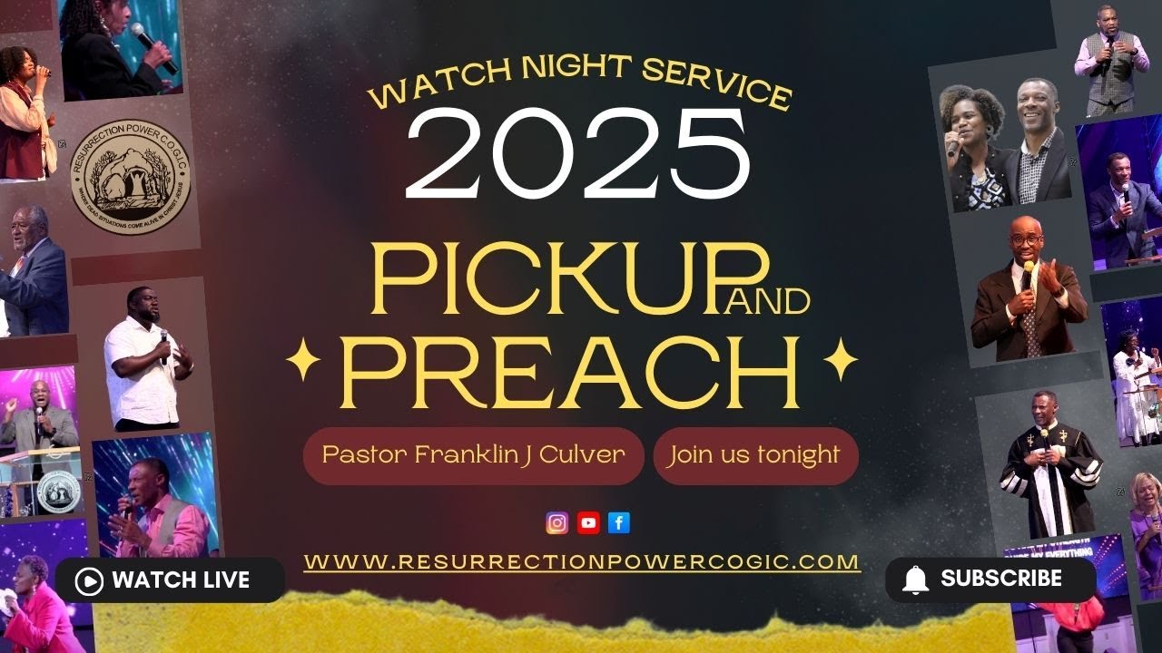 🔴 New Year Eve Service | #resurrectionpower, Columbus, OH | Pastor Franklin J Culver