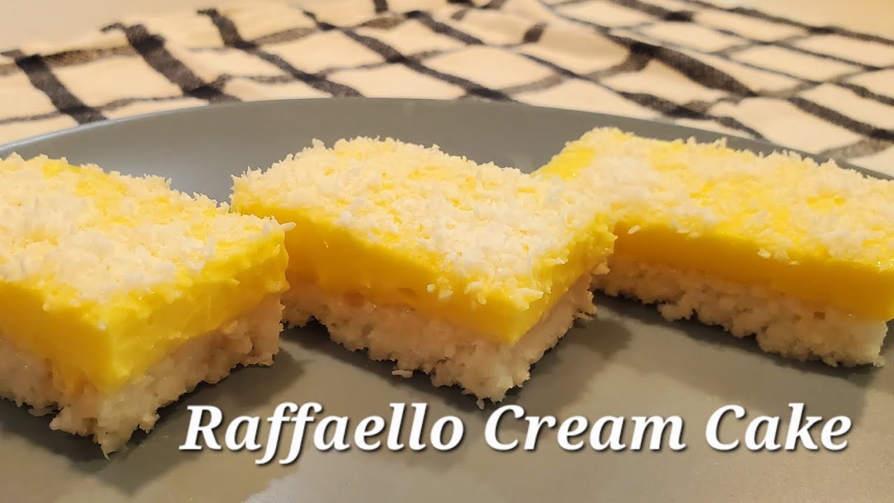 Raffaello Cream Cake | Amazing Coconut Dessert |