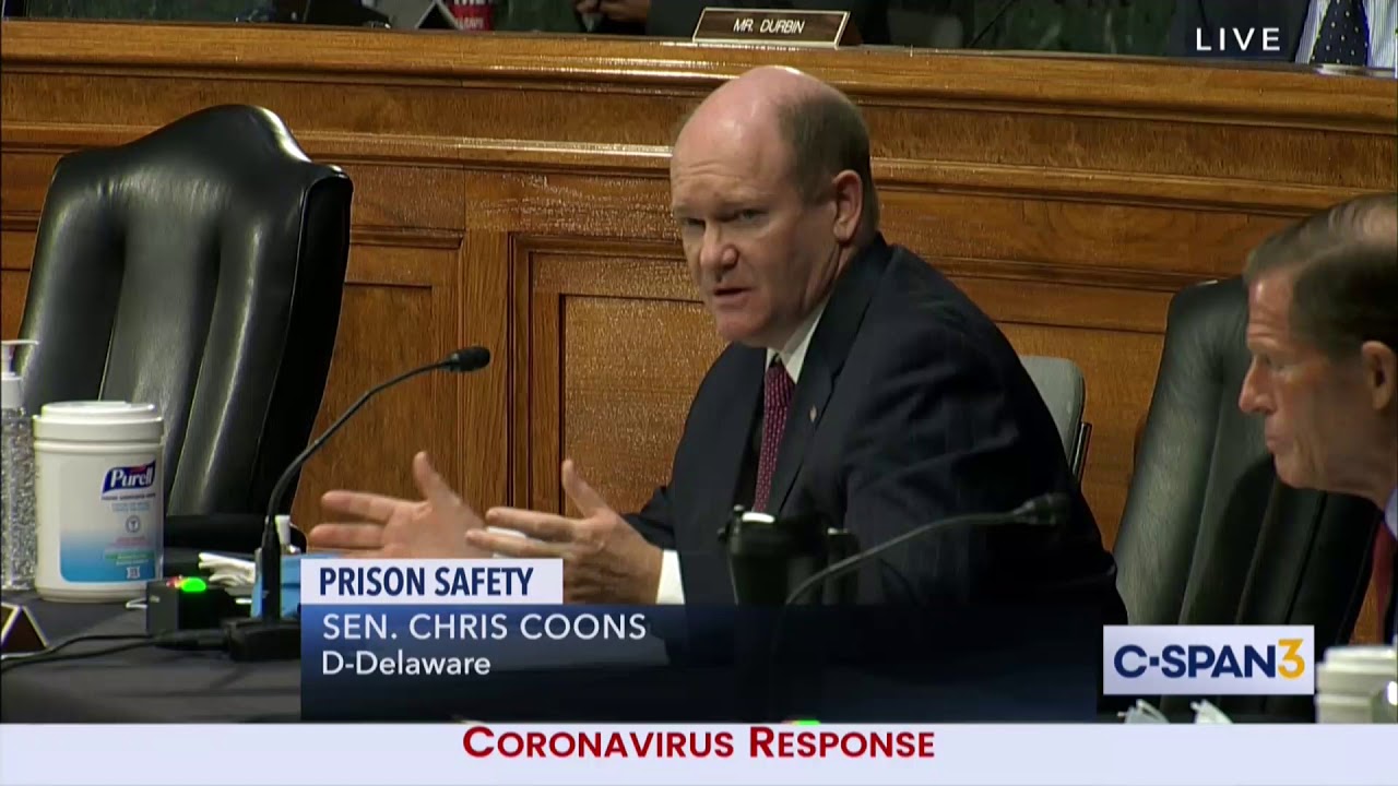 Sen. Coons gives opening statement at Senate Judiciary Committee hearing - Tuesday, June 2