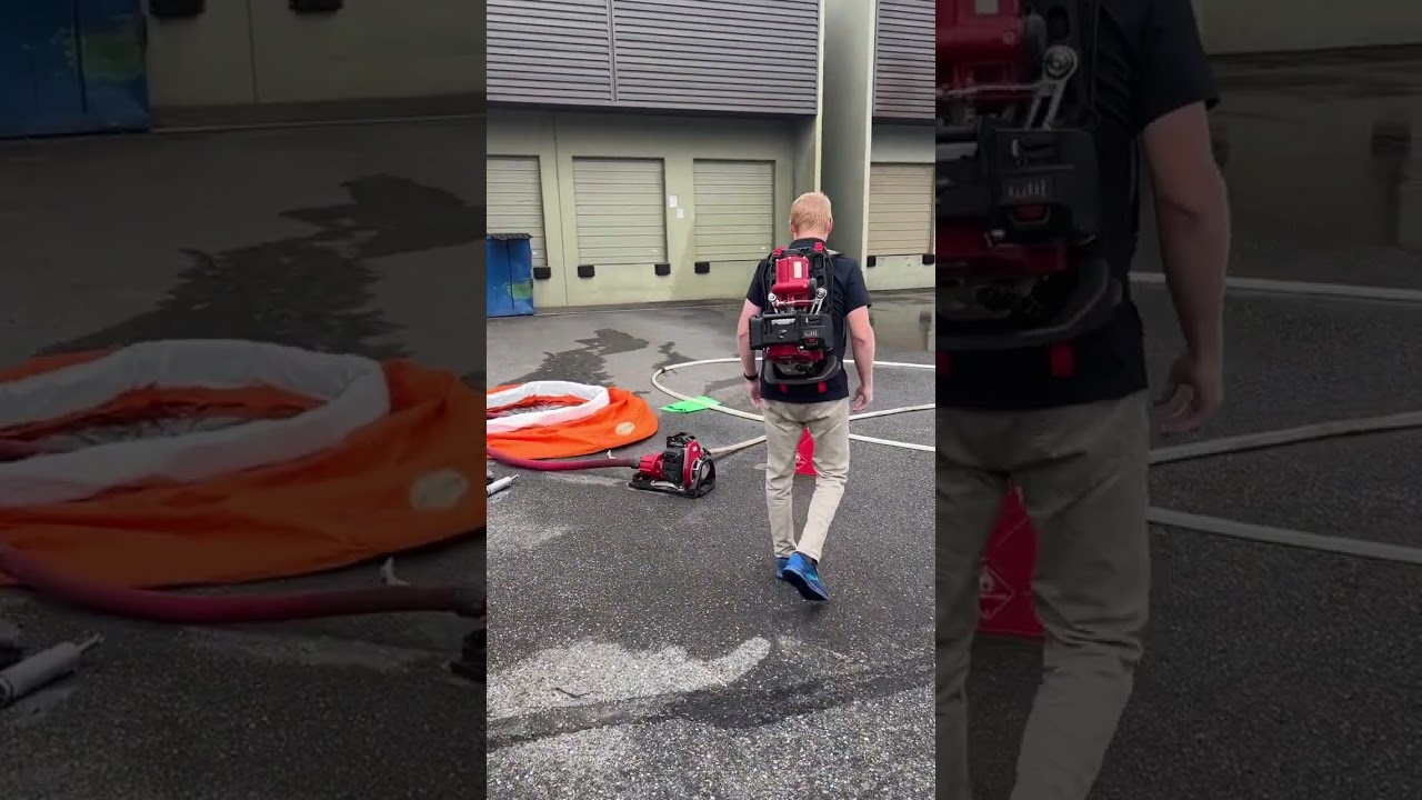 #shorts WATERAX MARK-3 Fire Pump Demo in France