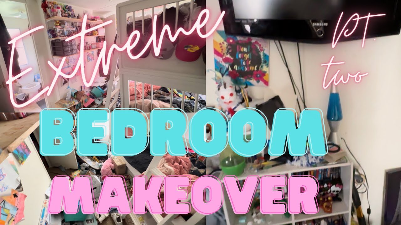 *EXTREME* MOBILE HOME BEDROOM MAKEOVER PT.2 | single wide