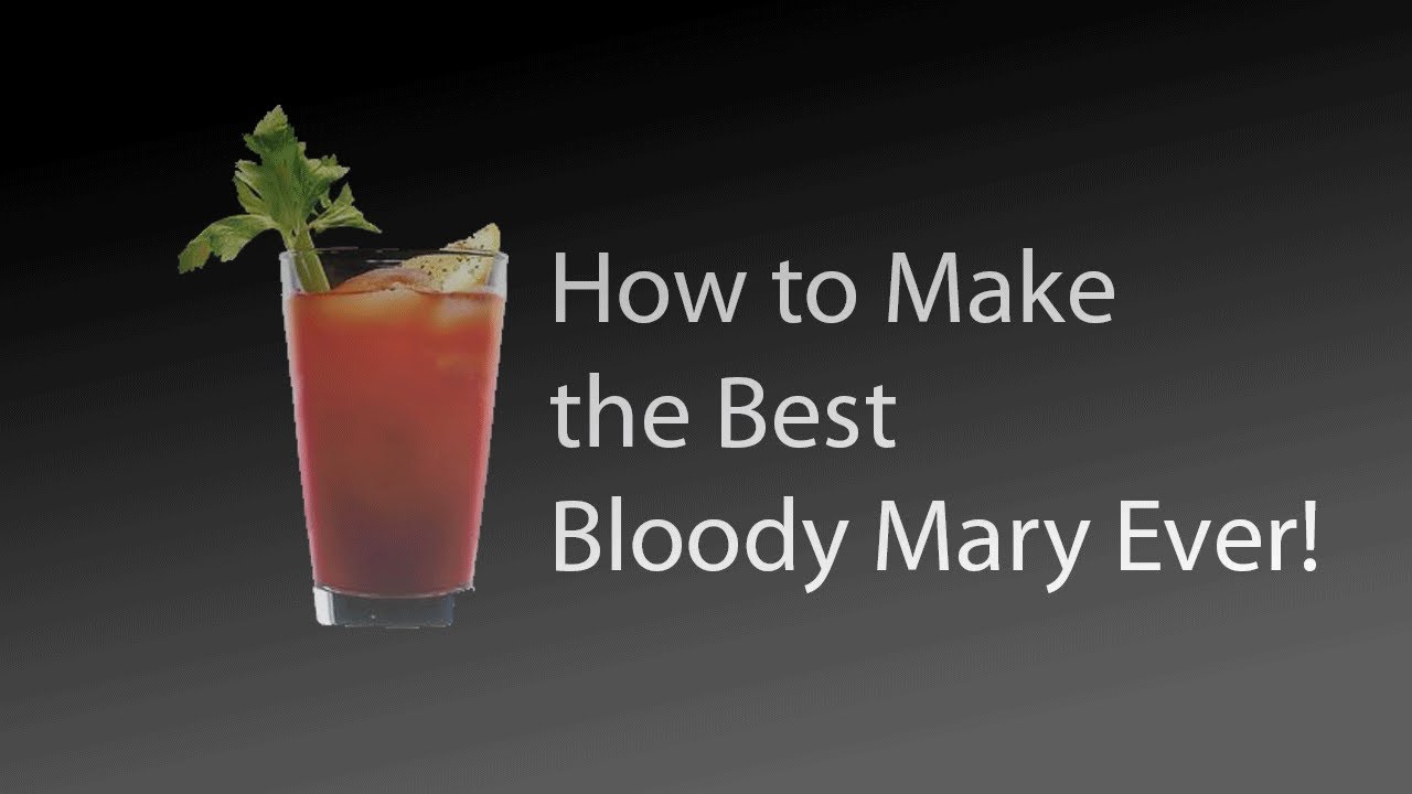 This V-8 Bloody Mary is the Best Ever!