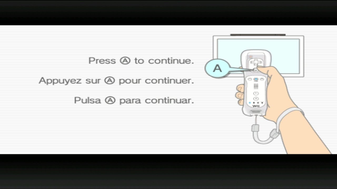 NIntendo Wii System - Initial Setup