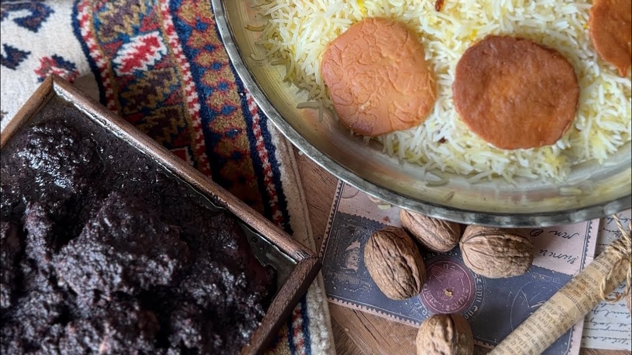 Bakı mətbəxinə aid Fisincan plov…