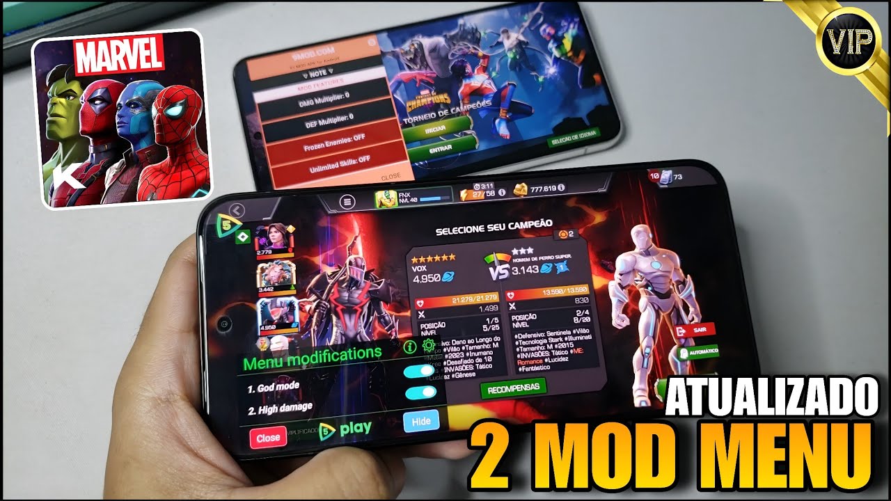 MARVEL TORNEIO DE CAMPEÕES MOD MENU v54.1.0🟢 ATUALIZADO! NOVEMBRO!