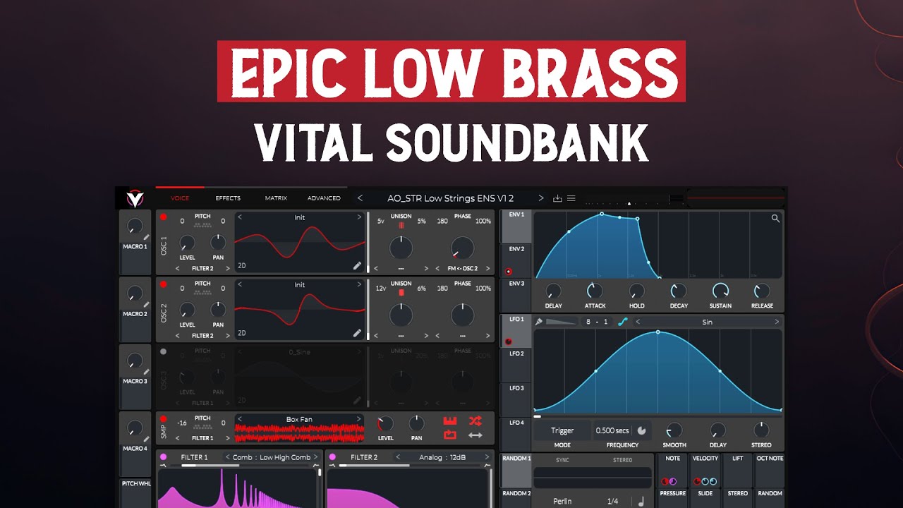 [FREE] Epic Low Brass for Vital