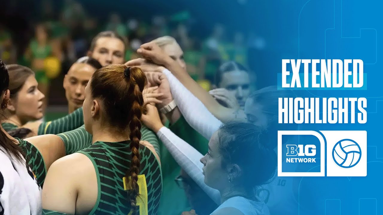 Oregon at Purdue | Extended Highlights | Big Ten Volleyball | 11/15/2025