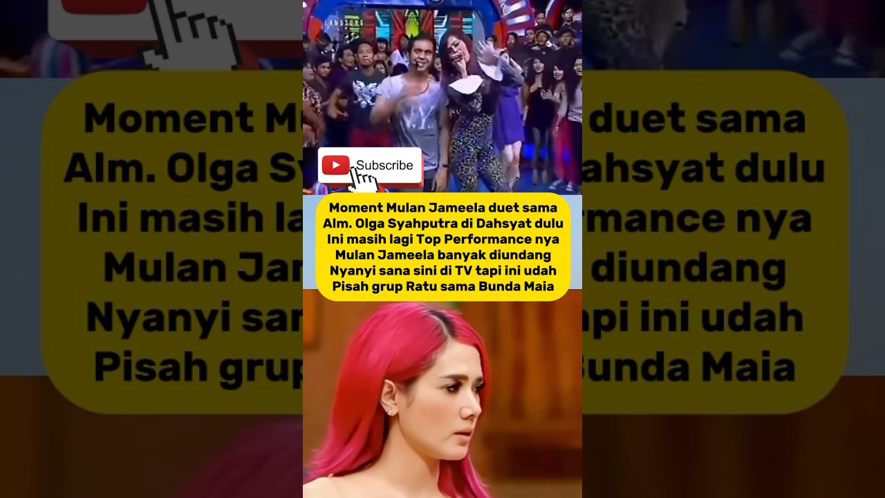 Moment Mulan Jameela tampil enerjik di acara Dahsyat dulu‼️🥰