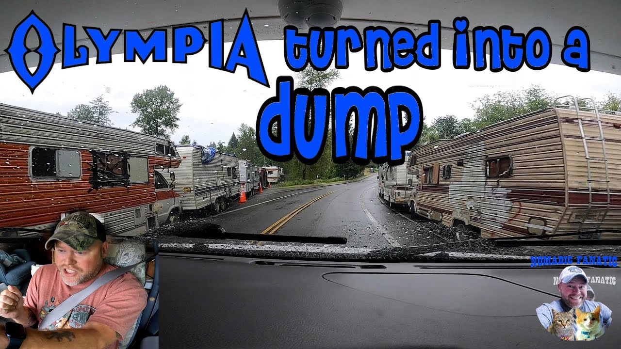 Why Do RV's Litter The Streets of Olympia, WA If It's Illegal???