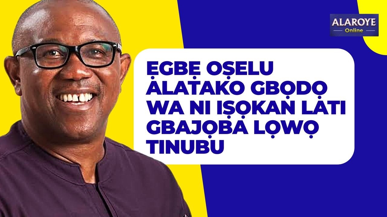 BA A FẸẸ GBAJỌBA LỌWỌ TINUBU, OHUN TA A GBỌDỌ ṢE NIYI