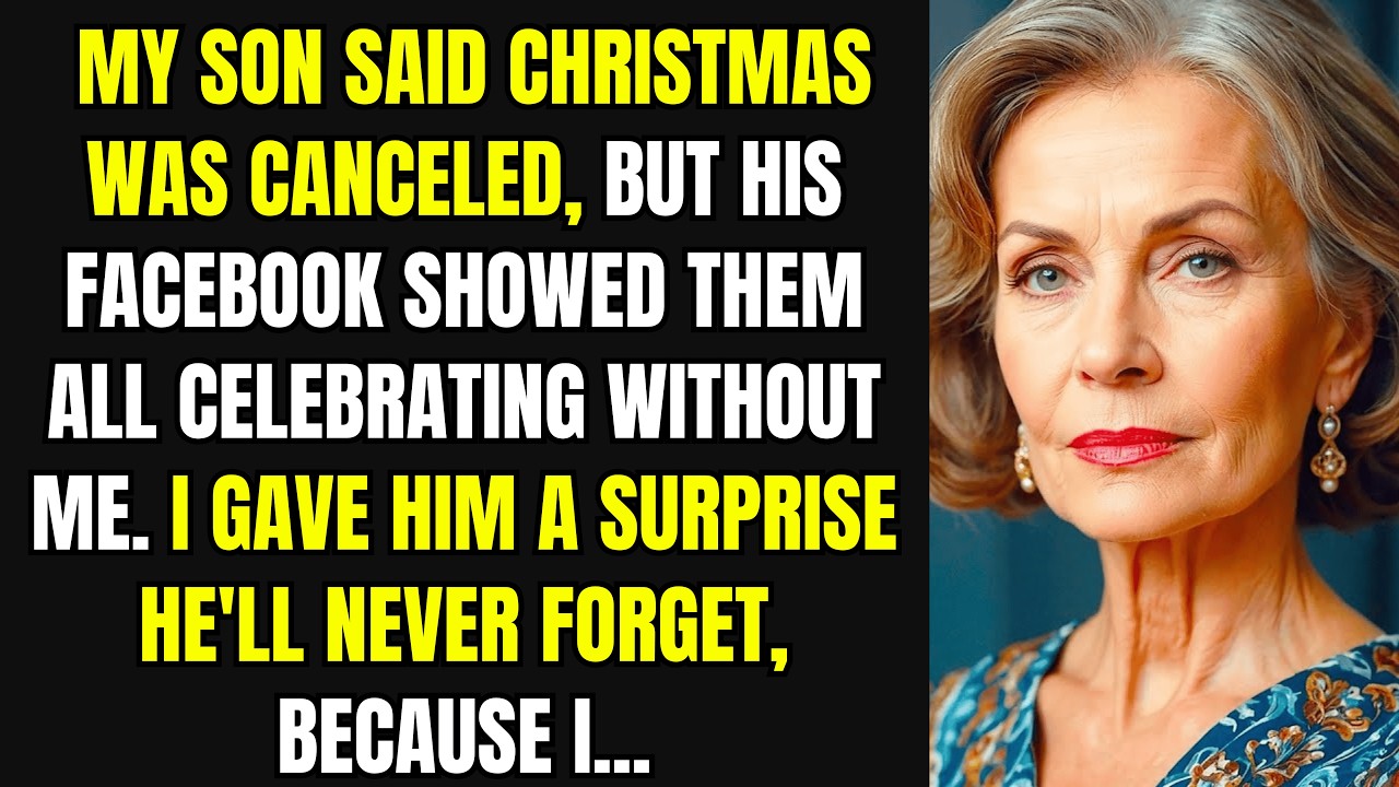 My Son Said Christmas Was Canceled, But When I Saw His Facebook, I Found Them All Celebrating Wi...