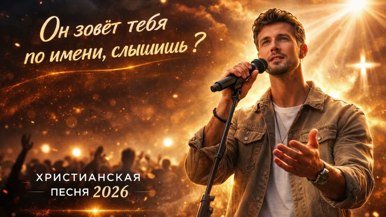 Он зовёт тебя по имени, слышишь? | Христианская песня 2026 #христианскаямузыка #Христос