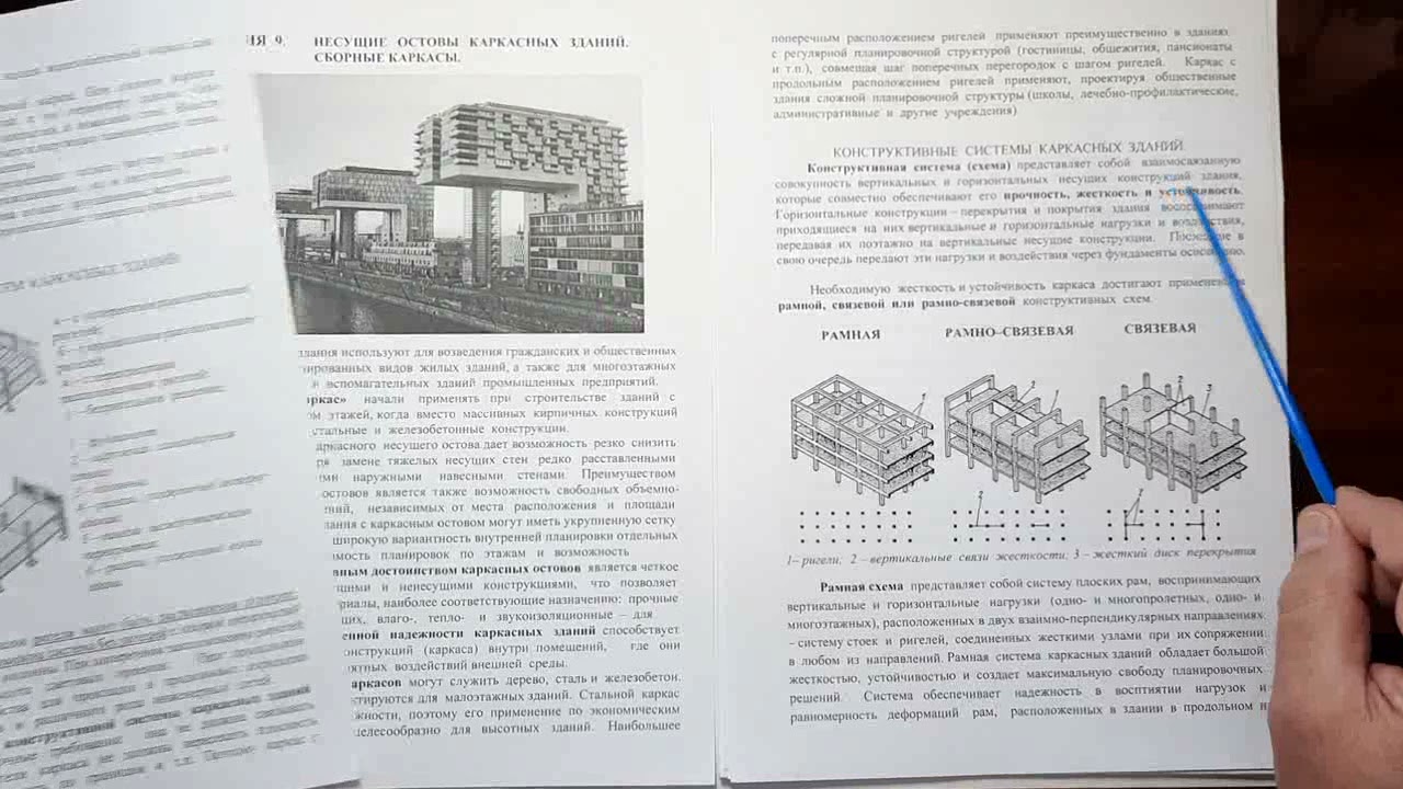2 курс(2020-2021г.).Несущие остовы каркасных зданий. Сборные каркасы. Часть 1. Доц.Егоров В.О.