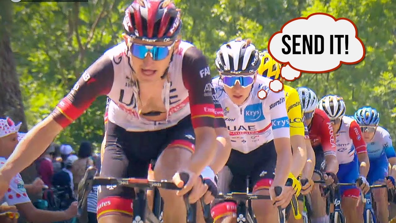 Mikkel Bjerg Drops Wout van Aert on Horquette d'Ancizan | Tour de France 2022 Stage 17