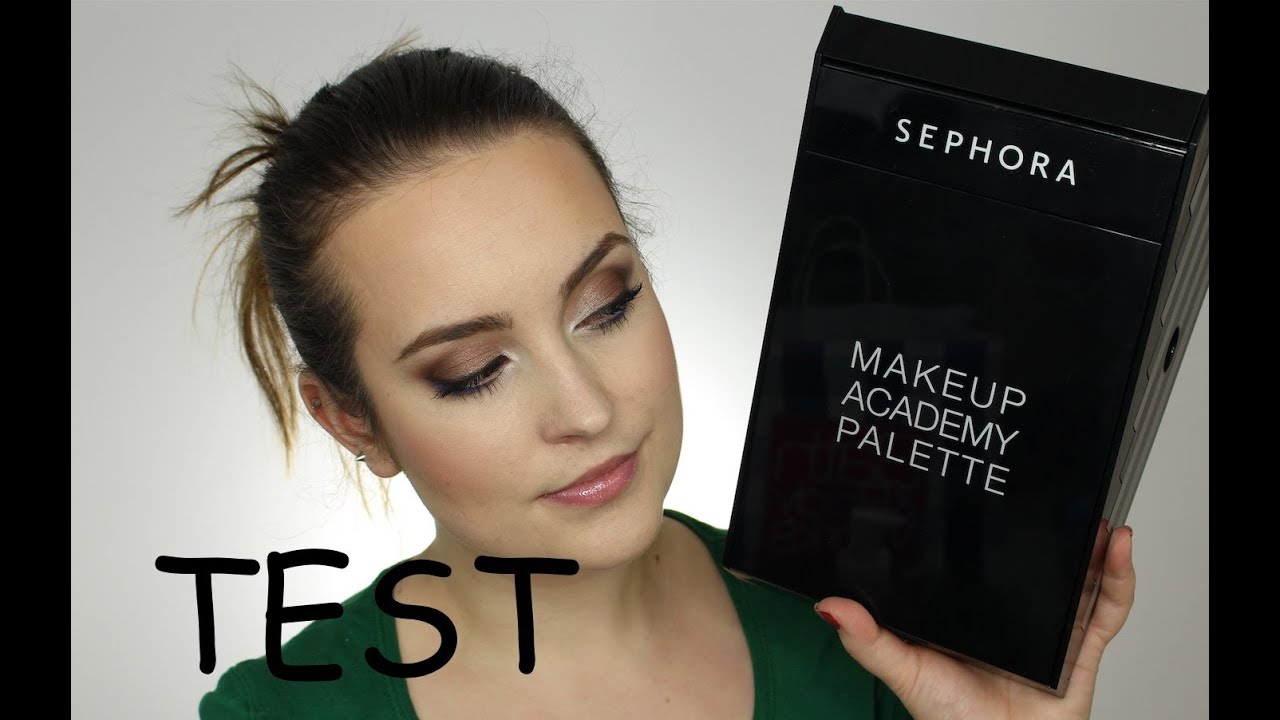 Pierwsze wrażenie + test na żywo - Sephora Makeup Academy Palette - recenzja
