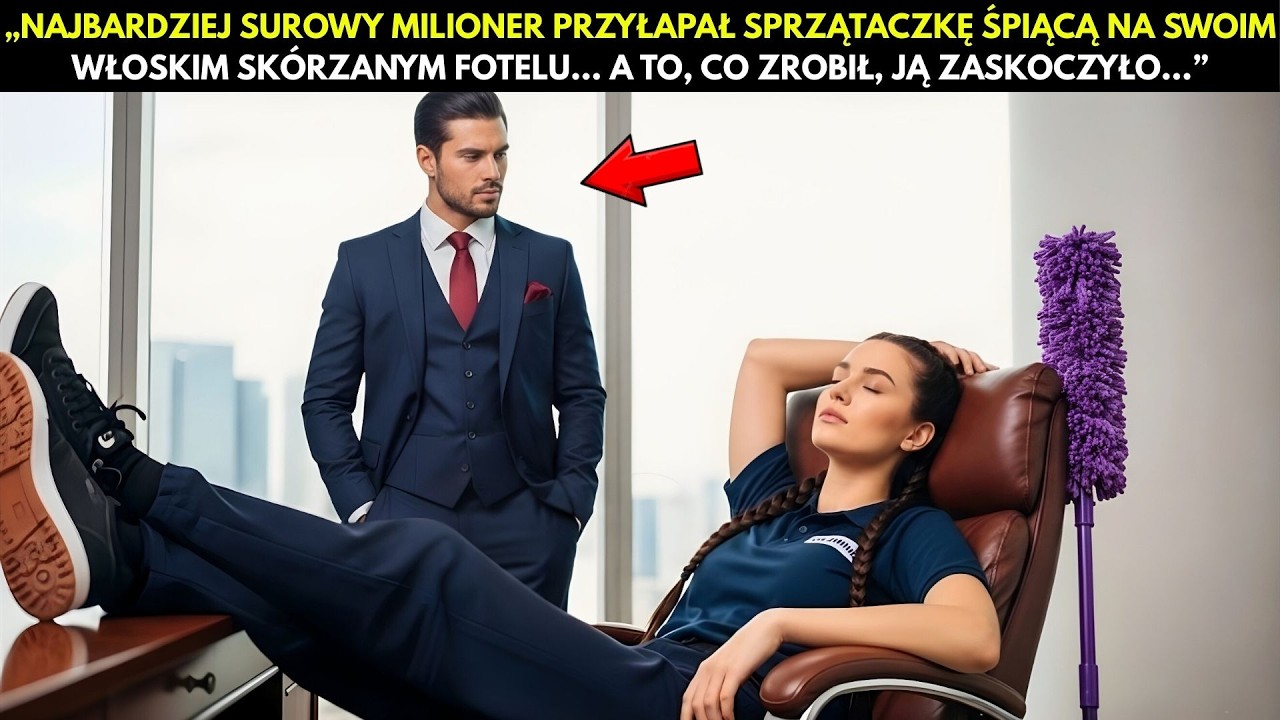 Najsurowszy Milioner Przyłapał Sprzątaczkę Śpiącą W Swoim Fotelu… A To, Co Zrobił, Zaskoczyło Ją