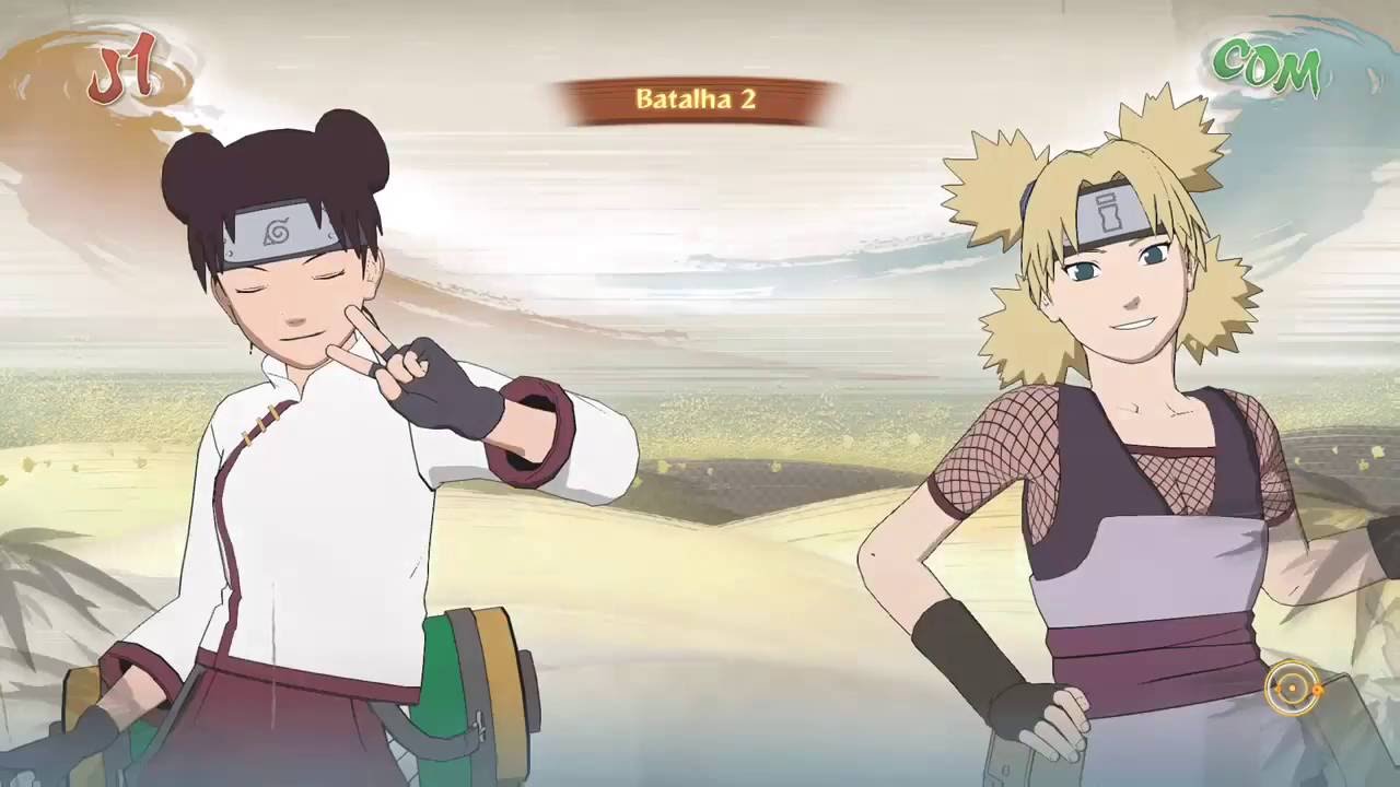 Naruto Storm 4 Dublado PT-BR Tenten vs Temari