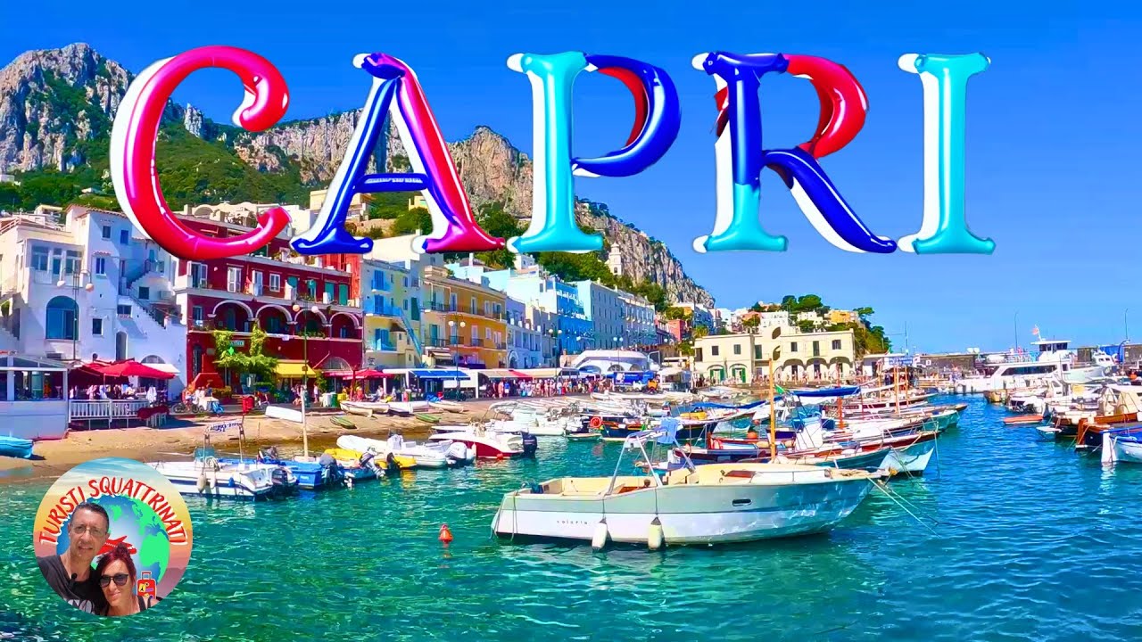 ISOLA DI CAPRI (italy), in mezza giornata, l'isola più chic del golfo di Napoli