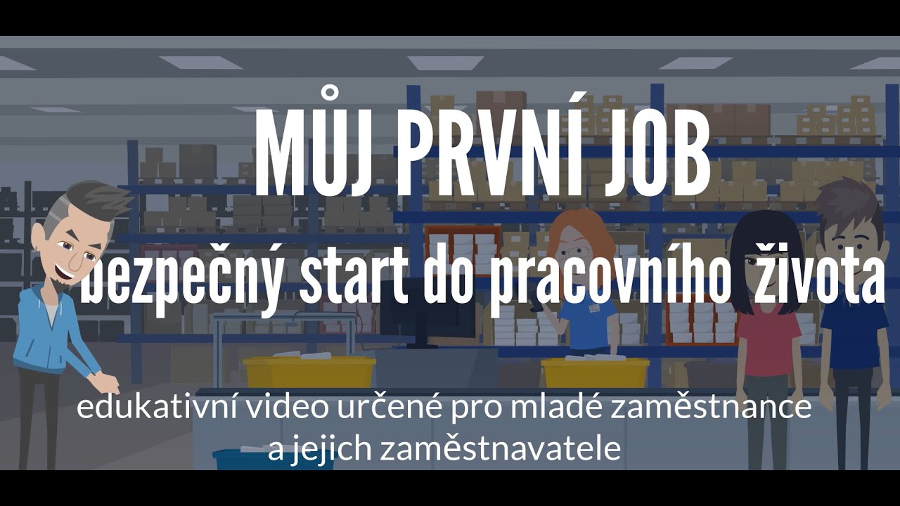 Můj první job | bezpečný start do pracovního života