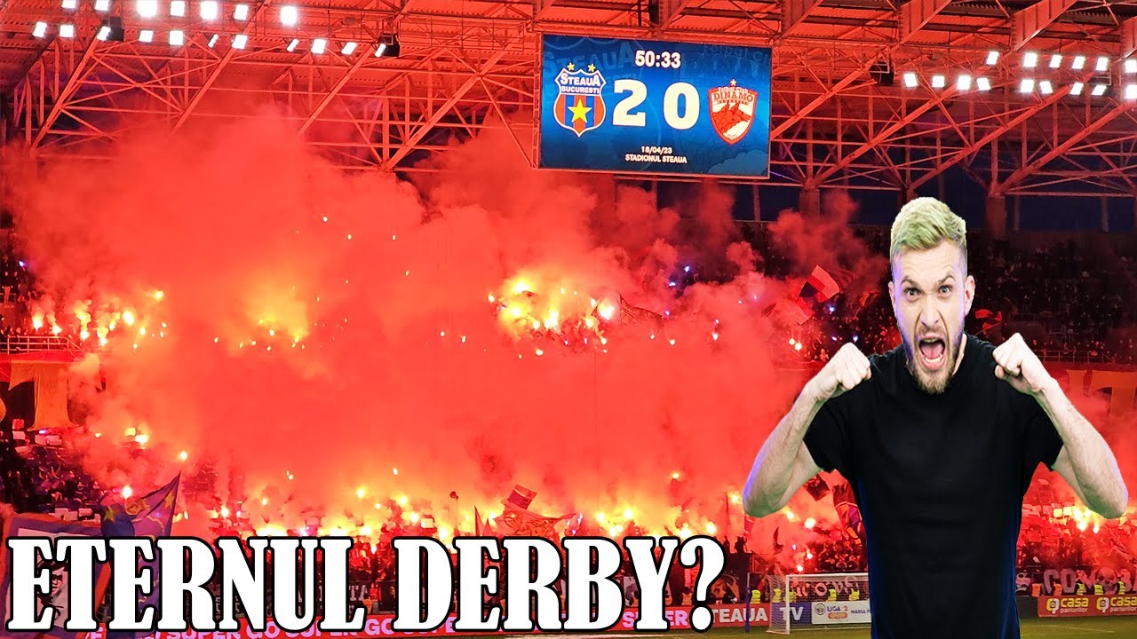 INFERNUL DIN GHENCEA - CSA STEAUA BUCURESTI vs DINAMO BUCURESTI 2-0 ( ETERNUL DERBY )