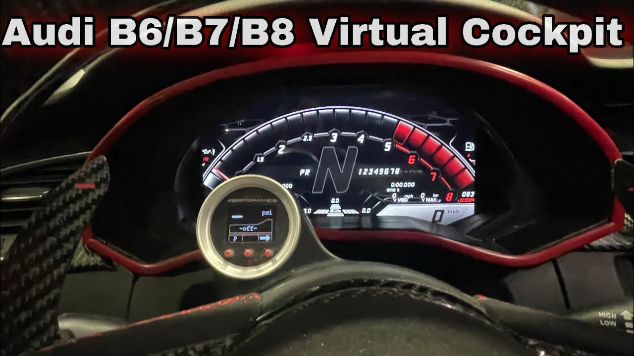 Обновление виртуальной приборной панели Audi B6/B7/B8 (Lamborghini Huracan Dash)!!! Тестовый заезд