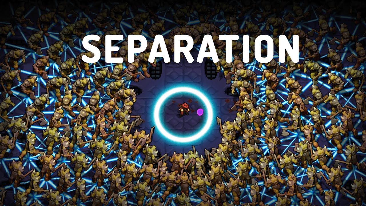 Algorithms for Enemy Separation while Pathfinding