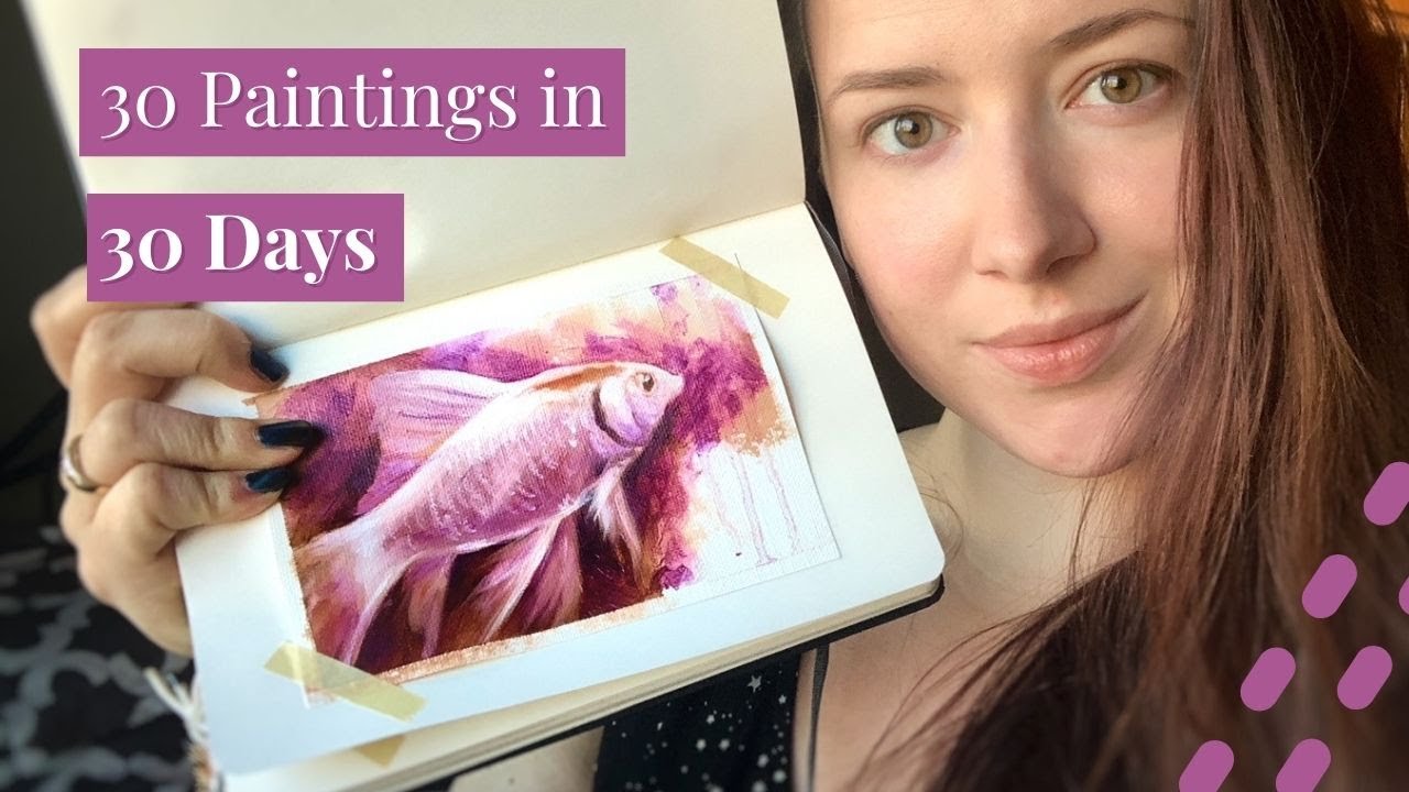 Balancing DETAIL? | Fish OIL PAINTING | 30 Paintings in 30 Days Challenge