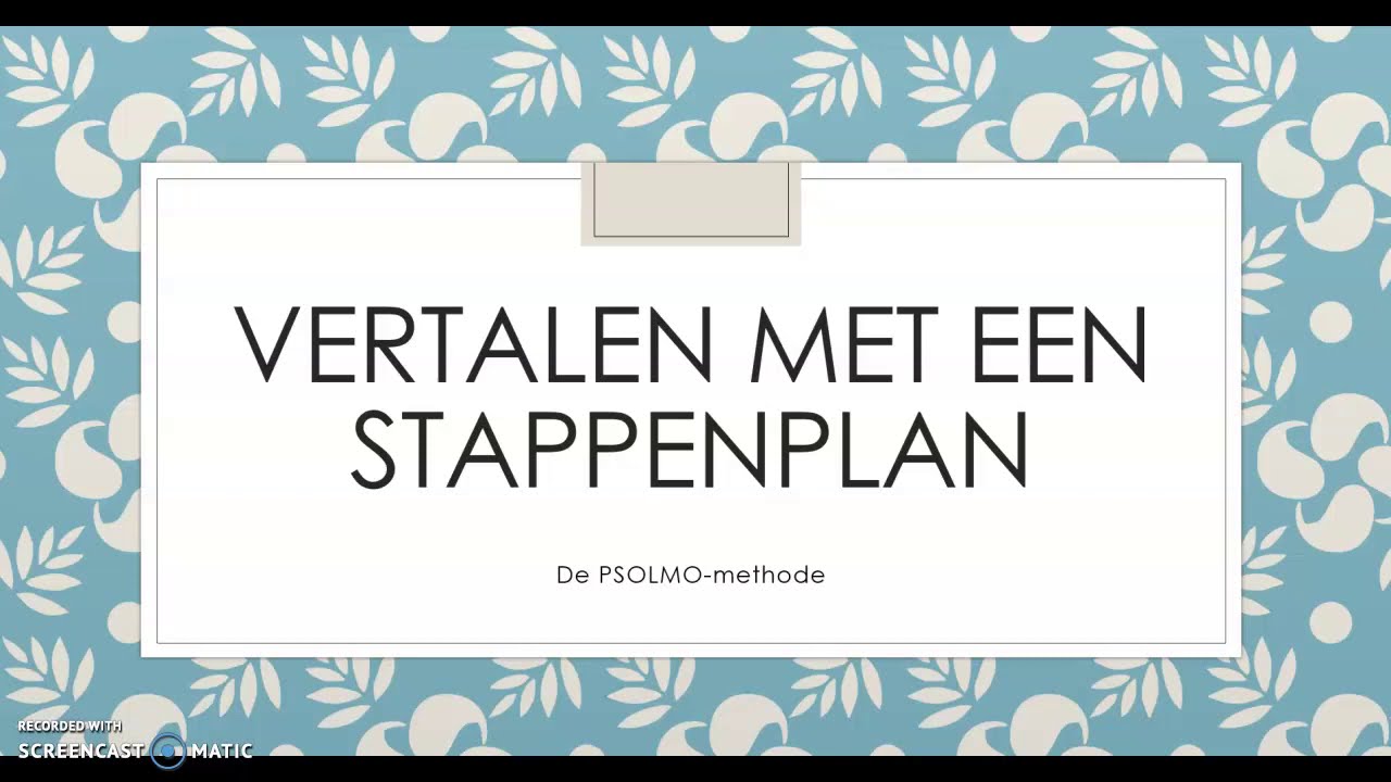 Vertalen met een stappenplan - PSOLMO bij Grieks