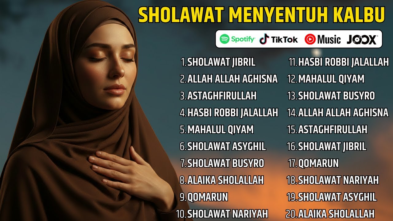 MASYAALLAH SHOLAWAT MERDU PENENANG JIWA & PENARIK REZEKI | SHOLAWAT JIBRIL, NARIYAH, ASYGHIL