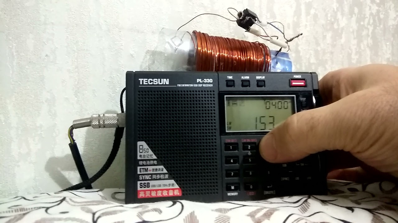 LW Tecsun  PL 330  разное  подключение антенн.