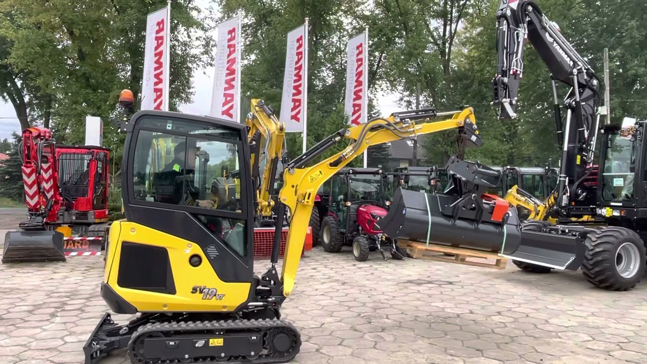 Sv19 sprawdzamy udźwig &hellip; 464 kg daje radę @YANMARCENTRUM