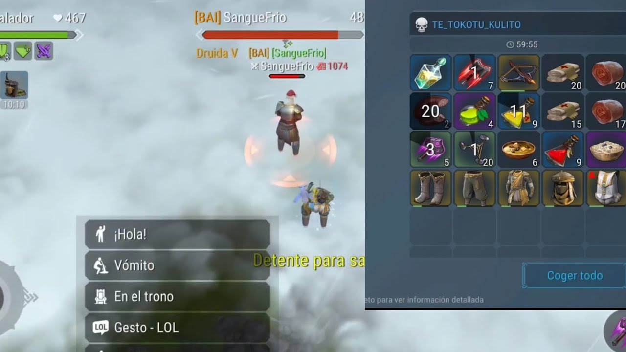 Destroying everyone on the server S.A, SOLO PVP FROSTBORN #frostborn