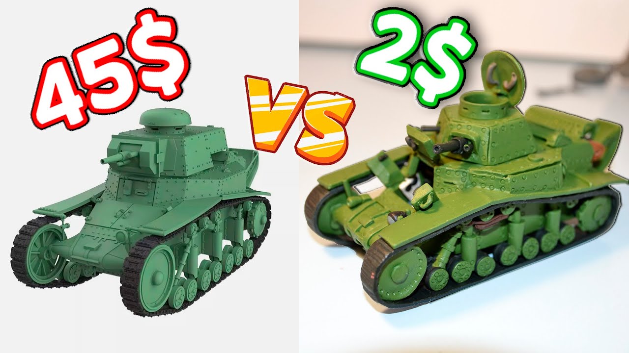 I made my Tank even BETTER than the one from the plastic model kit. Soviet MS-1.