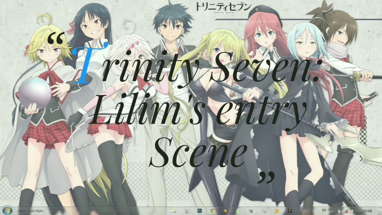 Trinity seven: Arata and Lillith's daughter Lilim😂😂