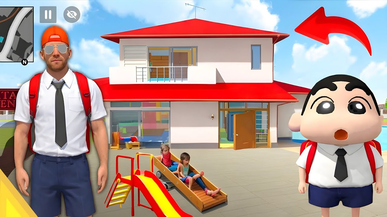 🎬 🔥 আজ সিনচেনের নতুন বাড়ি আপডেট! 🏠😱 সবাই অবাক 💥 | Indian Theft Auto Simulator