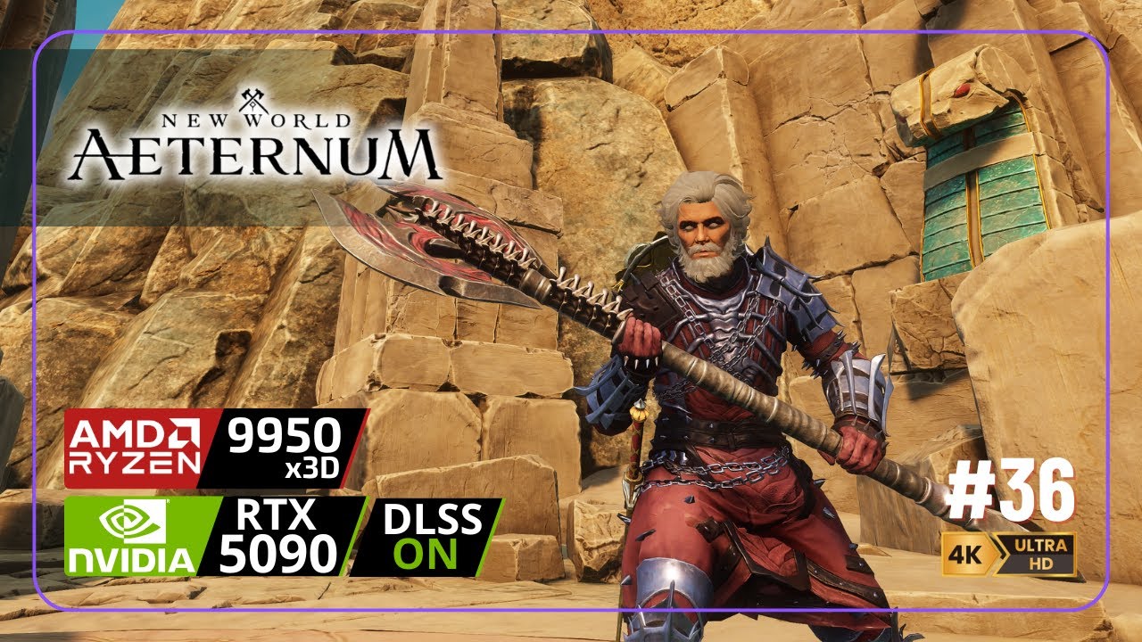 New World AeternuM: Ep36 - Max Graphics in 4k | RTX 5090 + R9 9950x3D | No Commentary