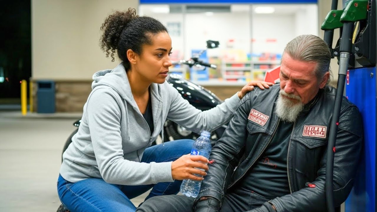 Black Girl Spent Last $8 Helping a Hell’s Angel — Next Morning, 100 Bikers Brought A Gift Shocked