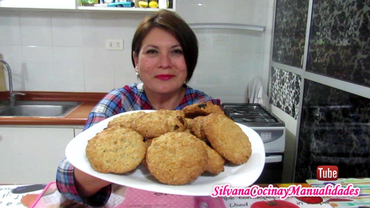 GALLETAS DE AVENA Y PASAS - Silvana Cocina