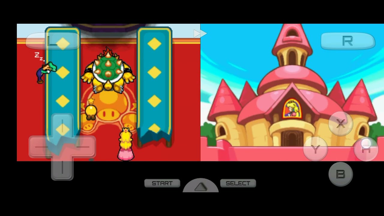 Main Mario dan Luigi di dalam browser 