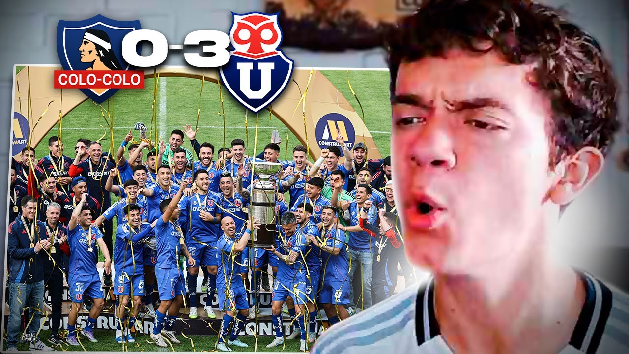 ¡VERGONZOSO! 🤬 COLO COLO vs U. DE CHILE | REACCIONES DE UN HINCHA ALBO | FINAL Supercopa 2025