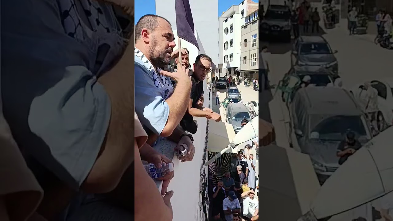 كلمت ناصر الزفزافي من سطح منزله قبل الذهاب لجنازة والده رحمه الله 💔 