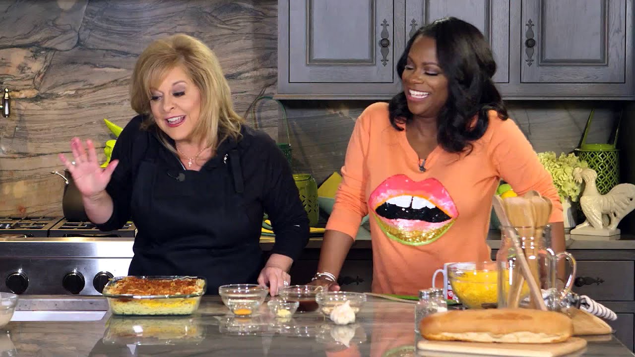 Watch Kandi Burruss boss Nancy around in the kitchen! - Cooking with Nancy Grace