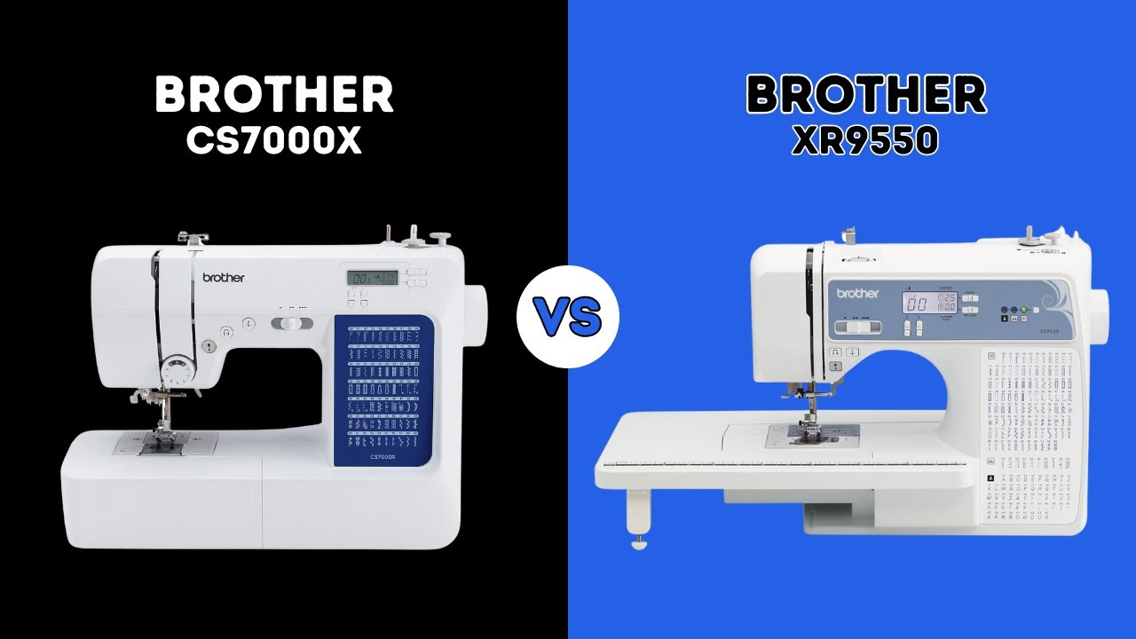 ⭐ BROTHER CS7000X VS BROTHER XR9550 ⭐ | COMPARISON