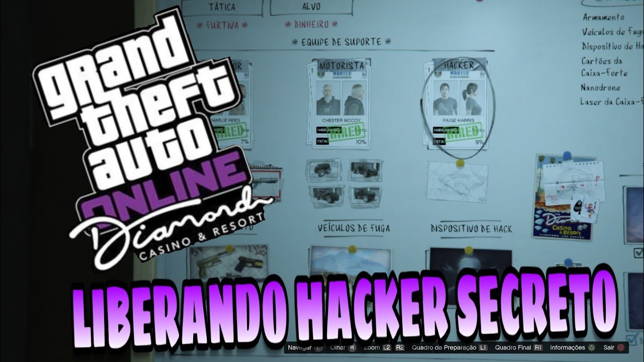 Como liberar o hacker secreto da preparação do golpe do cassino - GTA Online